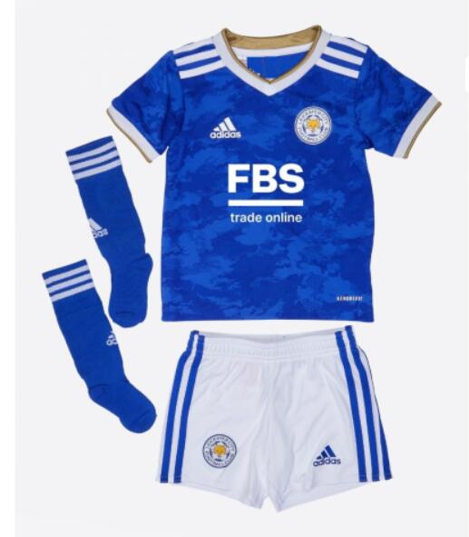 Leicester City 2021/22 Home Kids Soccer Whole Children Kit