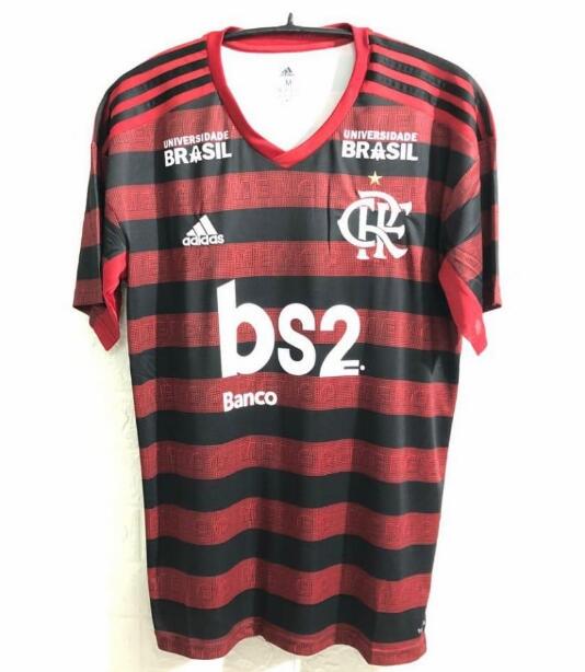 CR Flamengo 2019/2020 Home Shirt Soccer Jersey With Sponsor ...