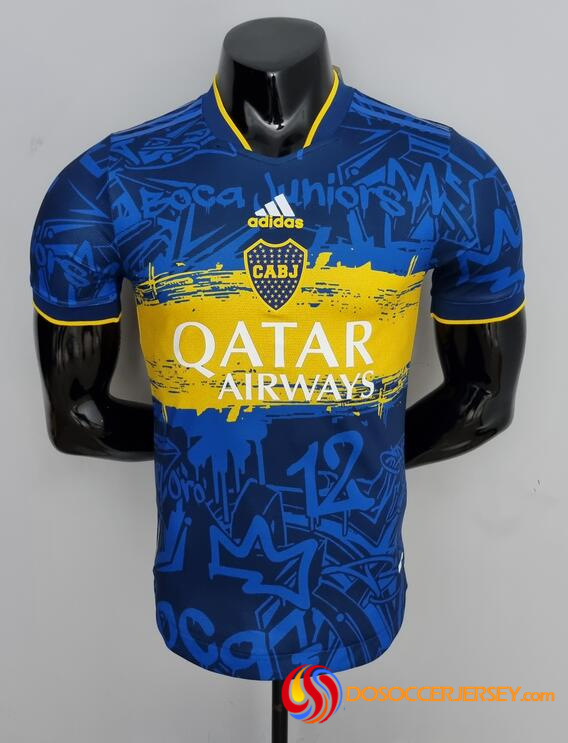 Boca Juniors 2022/23 Special Blue Match Version Shirt Soccer Jersey