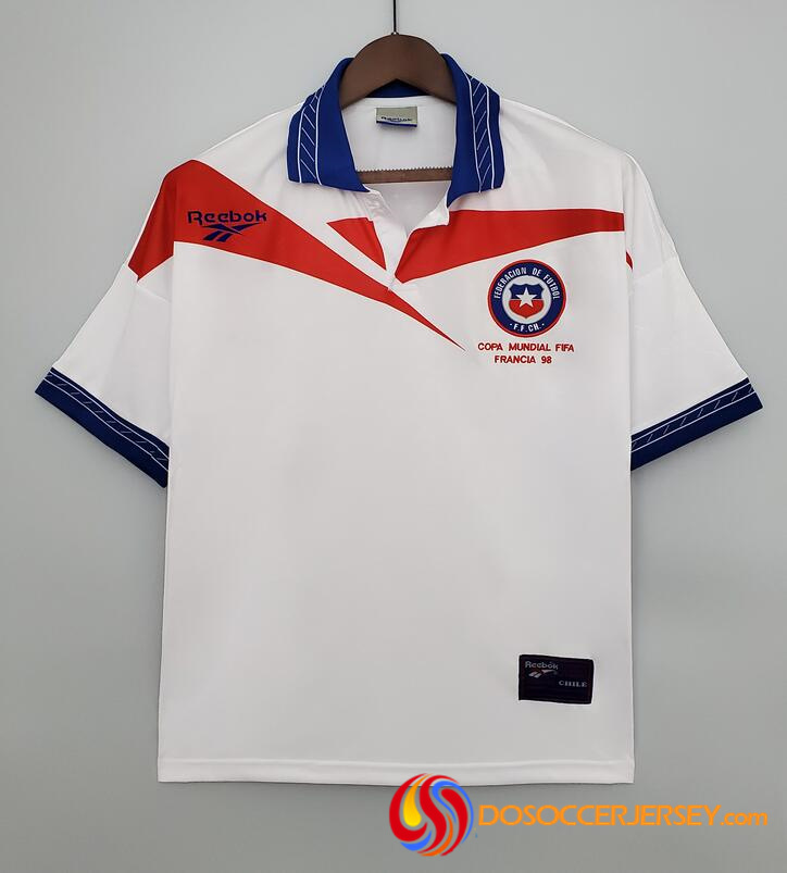 Chile 1998 Away Retro Shirt Soccer Jersey