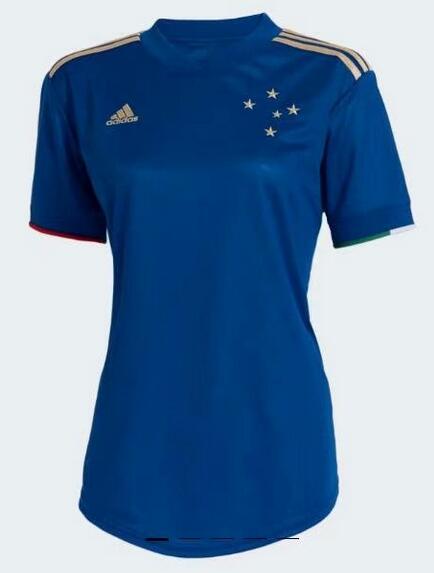 Cruzeiro 2021/22 Home Women Shirt Soccer Jersey