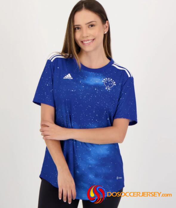 Cruzeiro 2022/23 Home Women Shirt Soccer Jersey