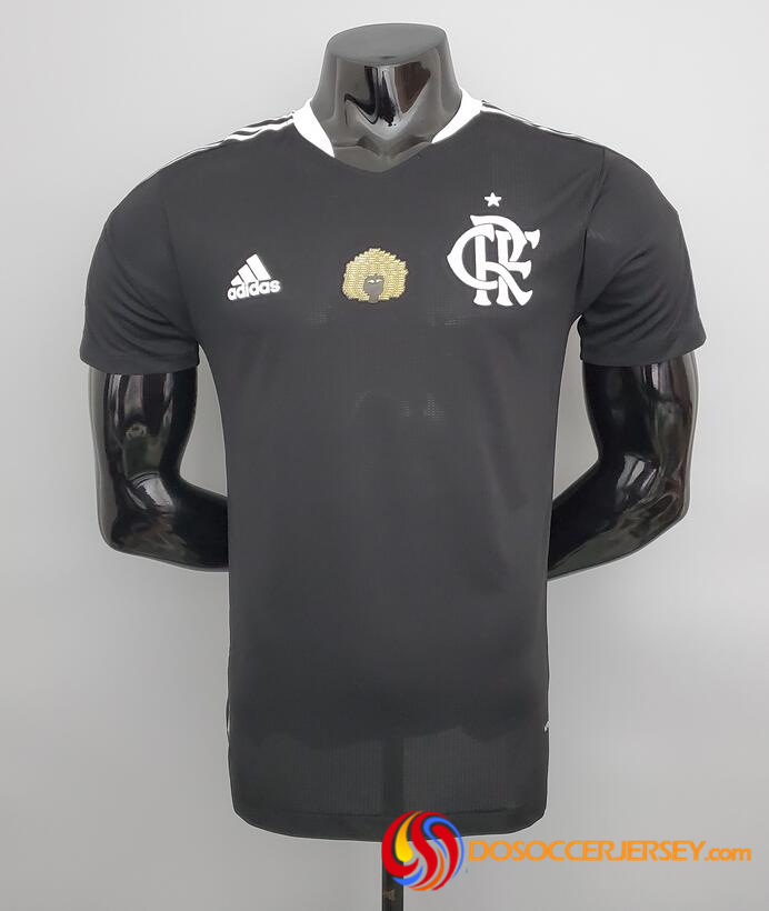CR Flamengo 2021/22 Black Match Version Shirt Soccer Jersey