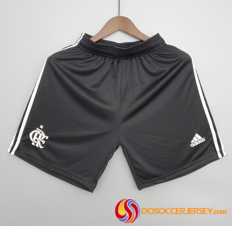 CR Flamengo 2021/22 Black Soccer Shorts