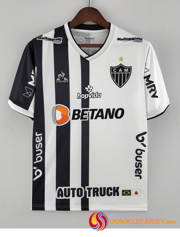 Atlético Mineiro 2022/23 Commemorative White Black Shirt Soccer Jersey