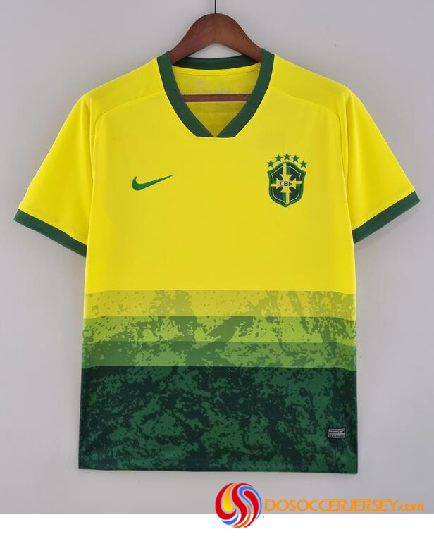 Brazil 2022 Special Green Yellow Shirt Soccer Jersey