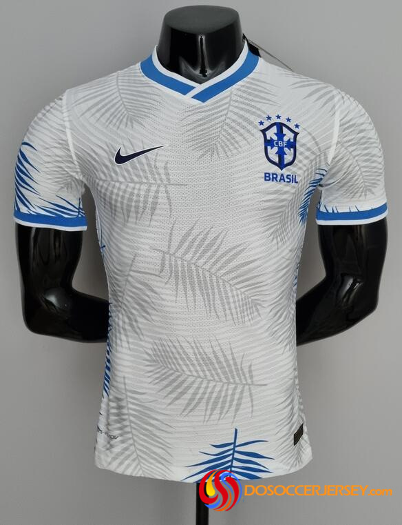 Brazil 2022/23 White Match Version Shirt Soccer Jersey
