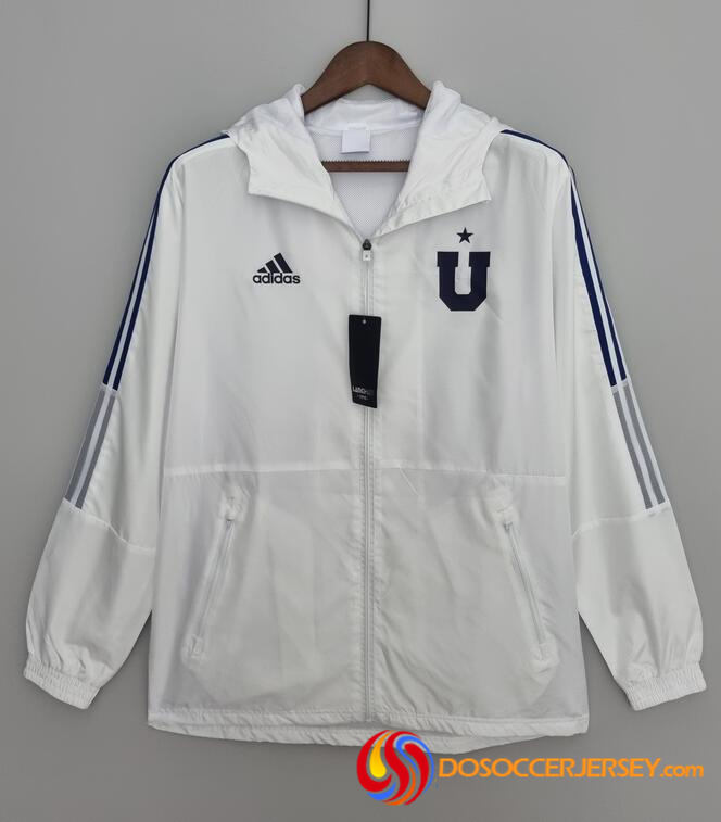 Club Universidad de Chile 2022/23 White Windbreaker Jacket
