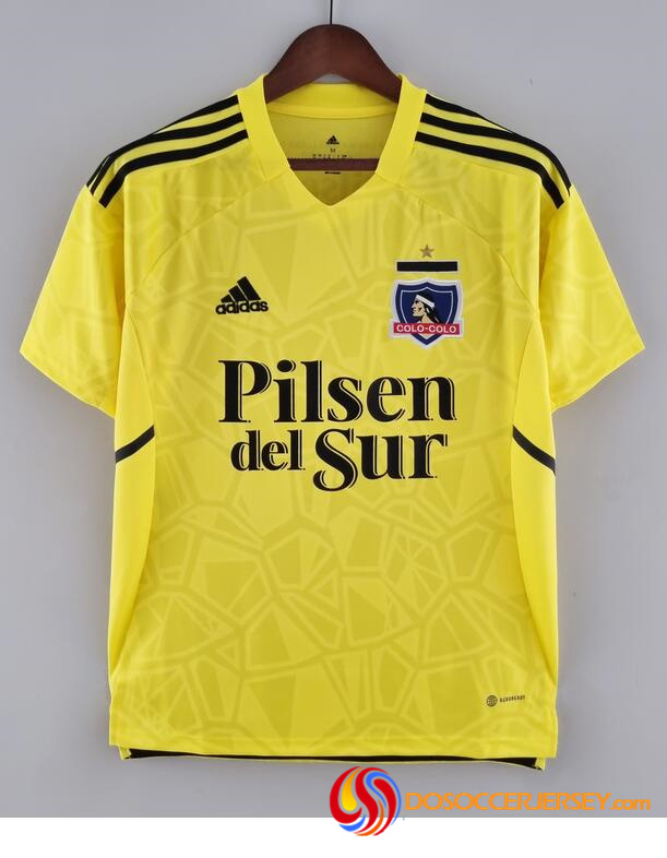Colo-Colo 2022/23 Goalkeeper Yellow Shirt Soccer Jersey