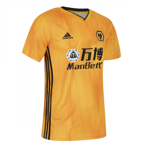 Wolverhampton Wanderers 2019/2020 Home Shirt Soccer Jersey ...