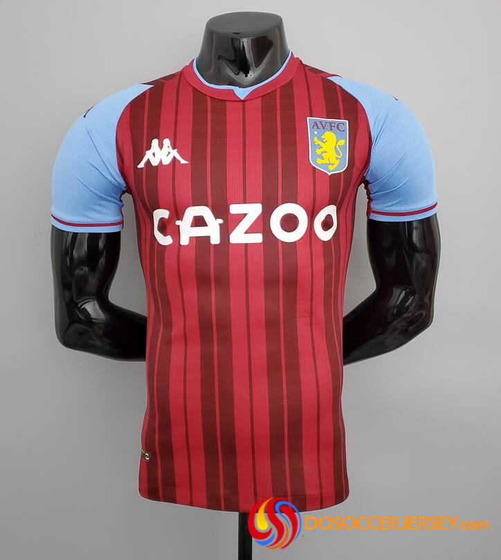 Aston Villa 2021/22 Home Match Version Shirt Soccer Jersey