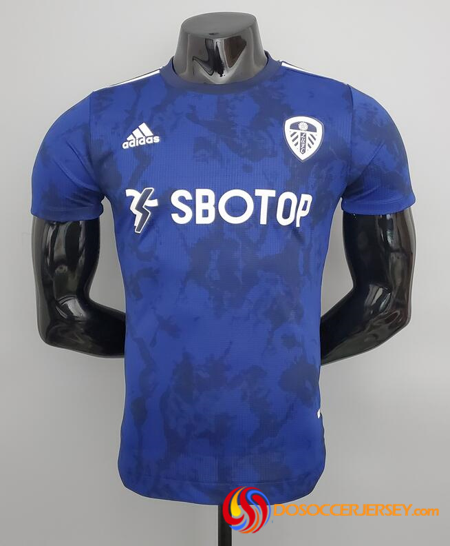 Leeds United FC 2021/22 Away Match Version Shirt Soccer Jersey