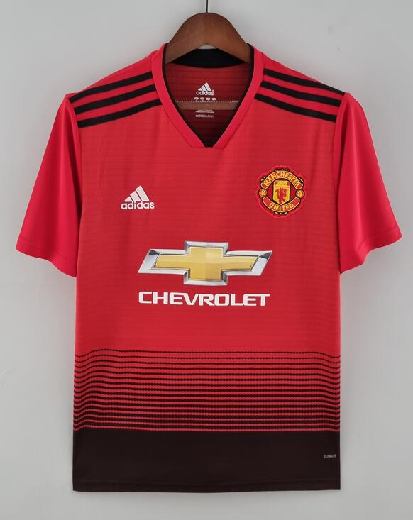 Manchester United 2018/19 Home Retro Shirt Soccer Jersey
