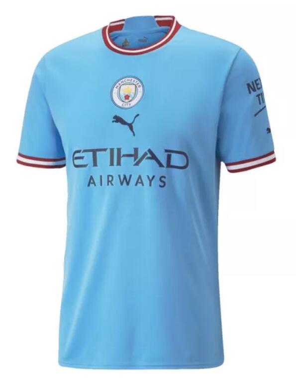 Manchester City 2022/23 Home Shirt Soccer Jersey