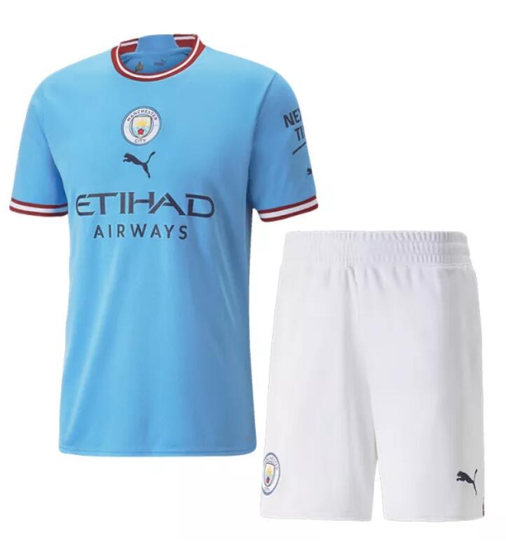 Manchester City 2022/23 Home Team Soccer Kit