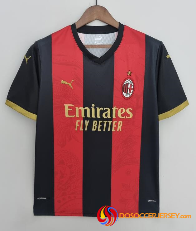 AC Milan 2022/23 Special Red Black Shirt Soccer Jersey