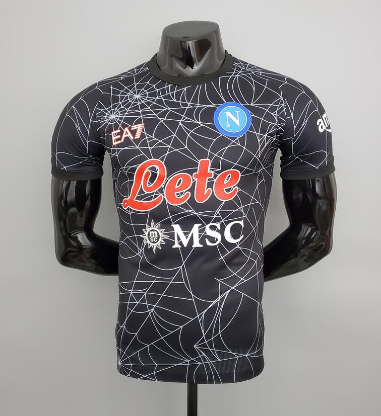 Napoli 2021/22 Special Black Halloween Match Version Shirt Soccer Jersey