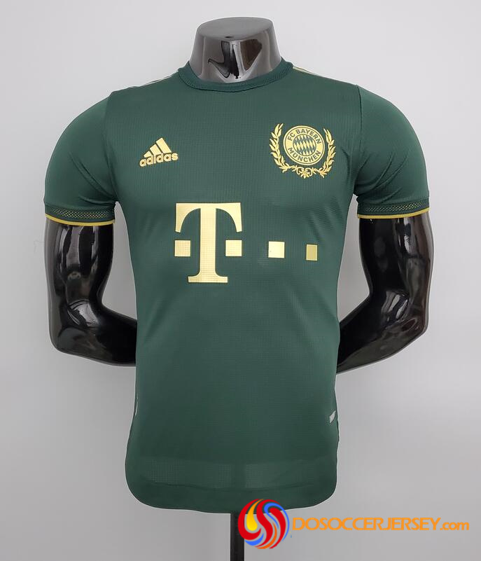 Bayern Munich 2021/22 Green Oktoberfest Match Version Shirt Soccer Jersey