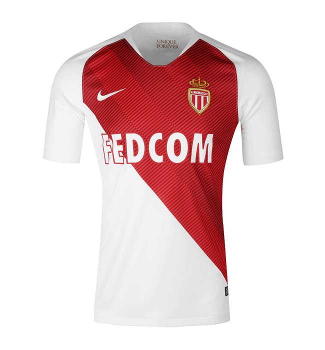 AS Monaco 2018/19 Home Shirt Soccer Jersey
