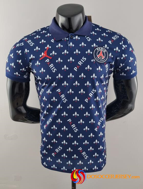 PSG 2022/23 Navy AJ Polo Shirt