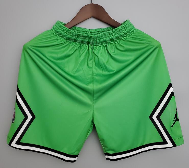 PSG 2021/22 Goalkeeper Green Soccer Shorts