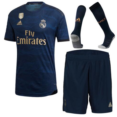 Real Madrid 2019/20 Away Soccer Team Whole Kit | Dosoccerjersey Shop