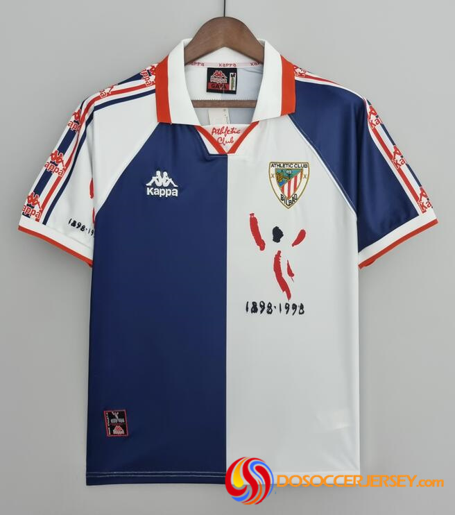 Athletic Bilbao 1997/98 Away Retro Shirt Soccer Jersey