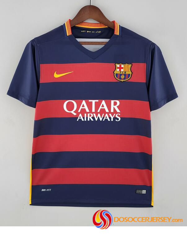 Barcelona 2015/16 Home Retro Shirt Soccer Jersey