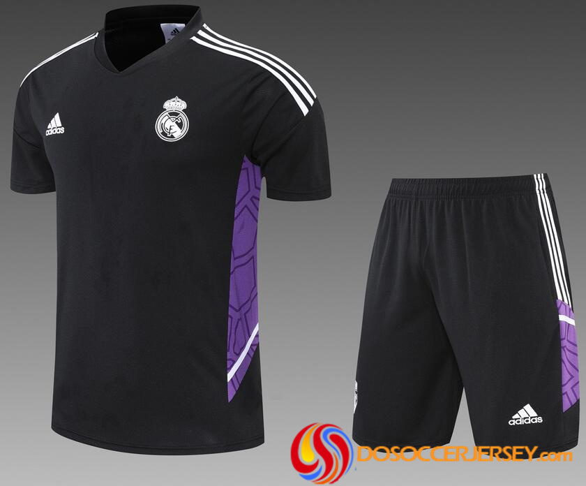 Real Madrid 2022/23 Black Purple Training Uniforms