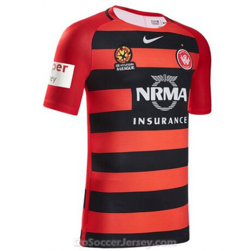 Western Sydney Wanderers FC 2016/17 Home Shirt Soccer Jersey