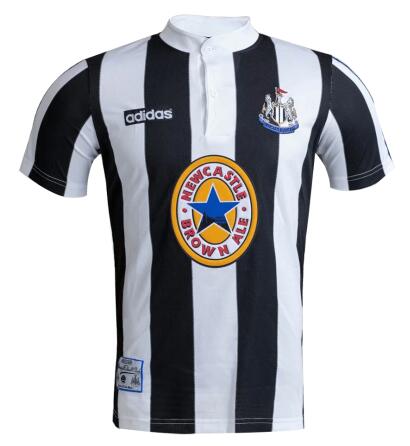 Official Retro Newcastle United 1995 Retro Football Shirt 100% POLYESTER