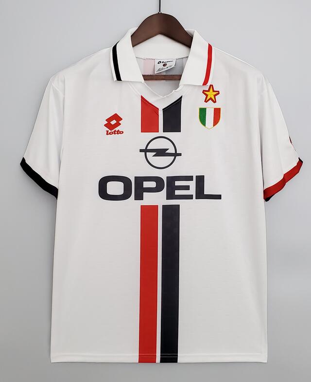AC Milan 1995/97 Away Retro Shirt Soccer Jersey