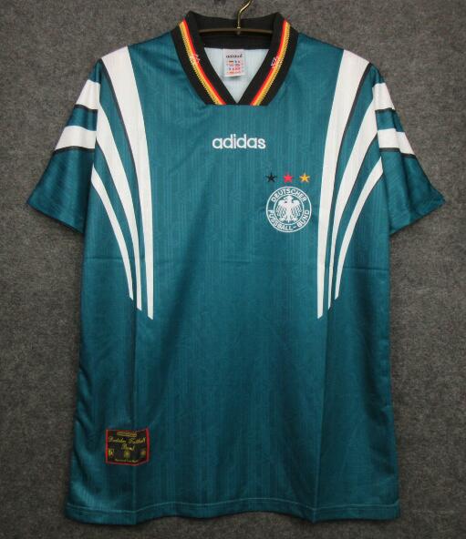 Germany 1996 Away Retro Shirt Soccer Jersey | Dosoccerjersey Shop