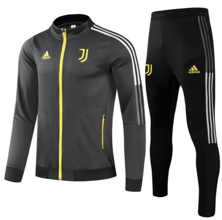 Juventus 2021/22 Black Training Suits (Jacket+Trouser)