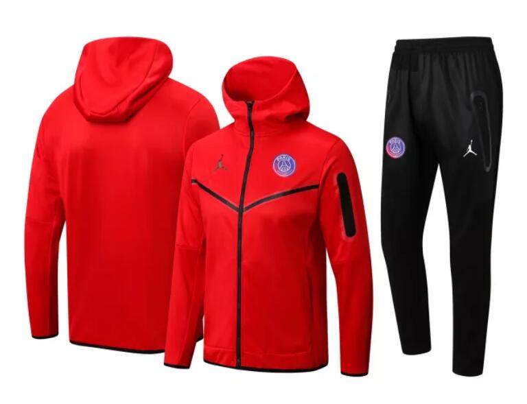 PSG 2022/23 Red Training Suit (Hoodie Jacket+Trouser)