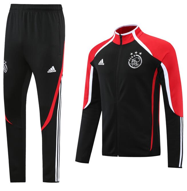 Ajax 2021/22 Black Red Training Suit (Jacket+Trouser)