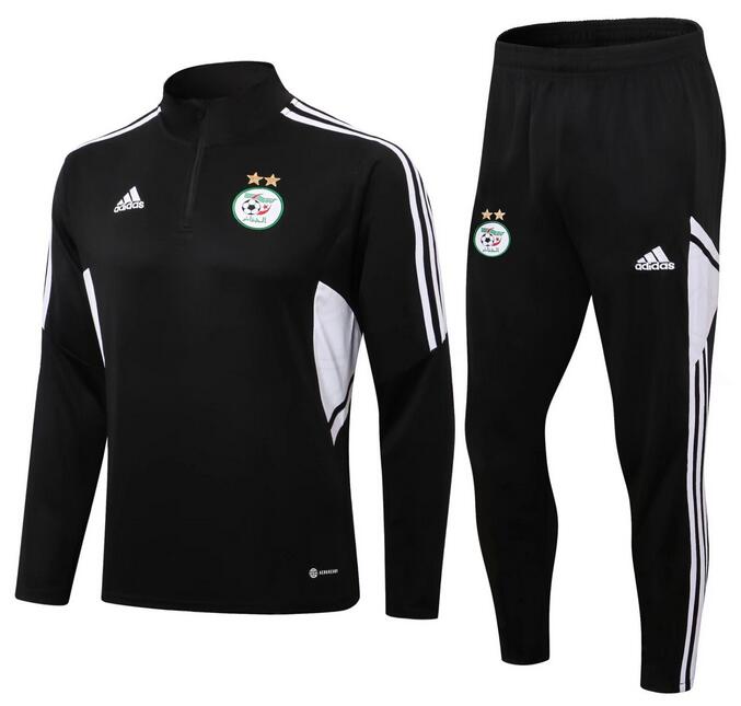 Algeria 2021/22 Black Training Suit (Sweatshirt+Trousers)