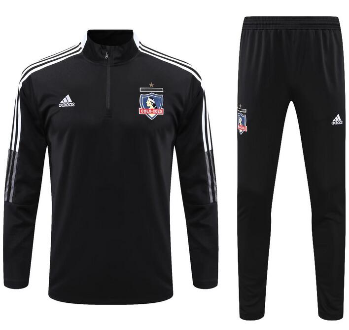 Colo-Colo 2021/22 Black Training Suit (Sweatshirt+Trouser)