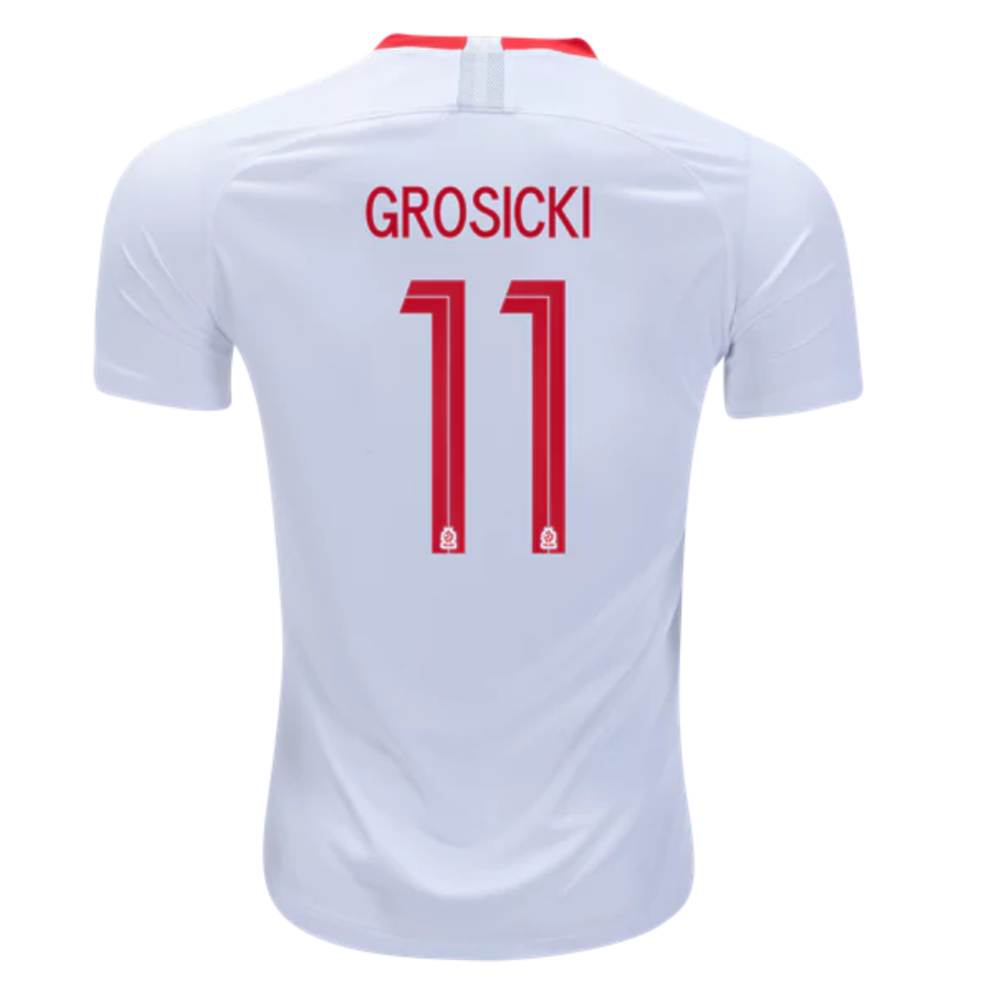 Poland away shirt 2017 top RPOL16 Euro 2016 jersey