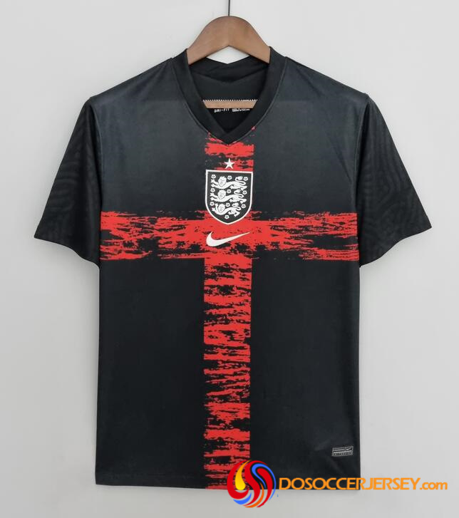 2022 England Black Special Shirt Soccer Jersey