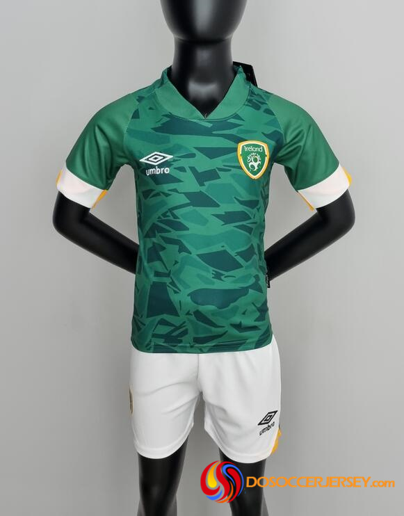 Ireland 2022/23 Home Kids Soccer Kit Children Shirt And Shorts