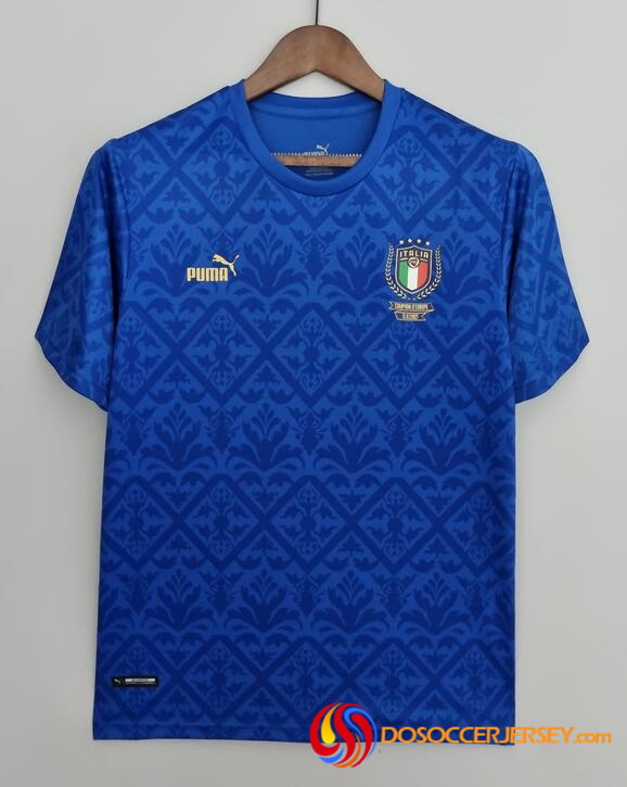 Italy 2022/23 Special Blue European Championship Shirt Soccer Jersey